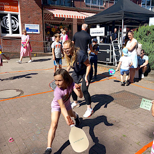 Pickleball beim Volksdorfer Stadtteilfest 2024