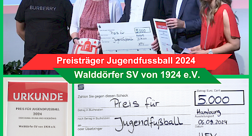 Doppelte Ehrung beim Jahresempfang des Hamburger Fussball Verbands