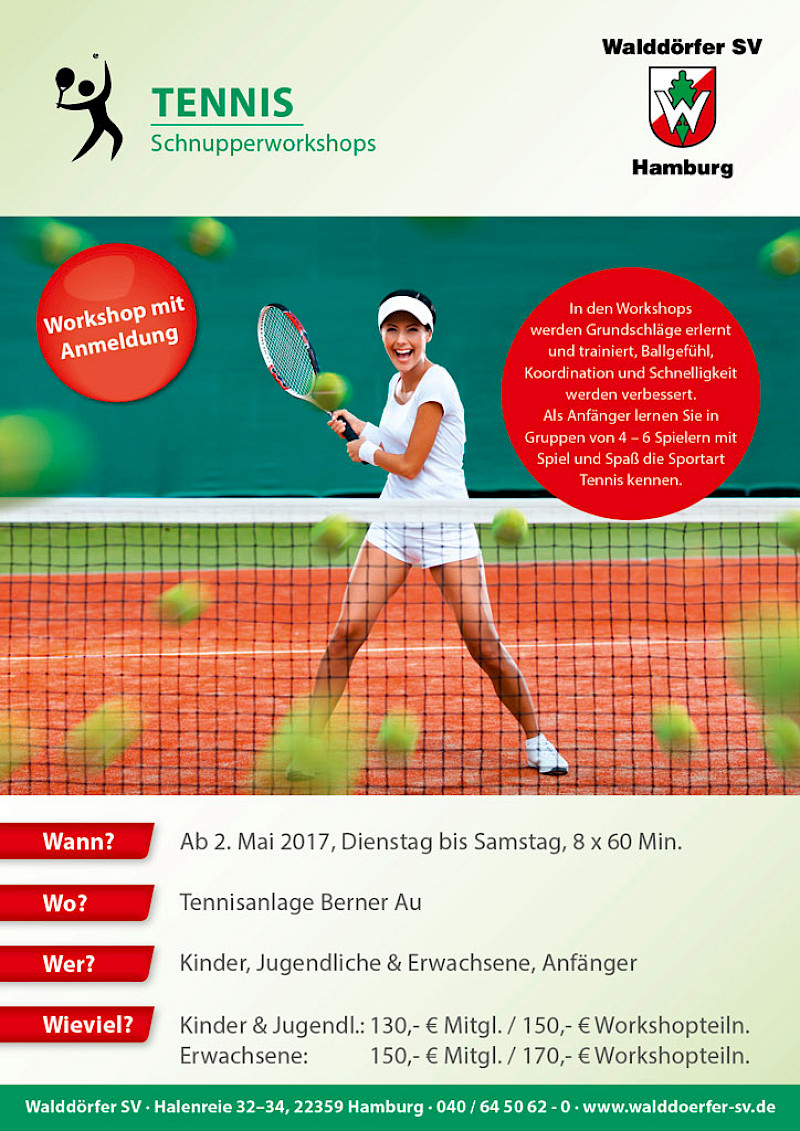 Tennis-Workshop im Walddörfer SV