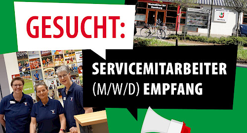 Gesucht: Servicemitarbeiter (m/w/d) Empfang in Teilzeit