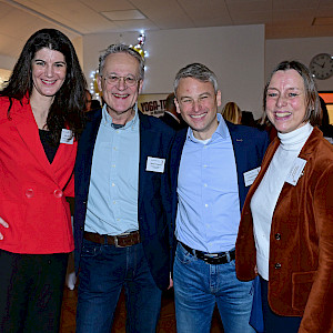 Danja Werner (TopSportVereine), Martin Hildebrandt (SVE), Christian Okun (HFV), Katharina von Kodolisch (HSB)