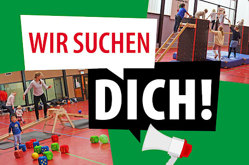 Kinderturntrainer und Gruppenhelfer (m/w/d) gesucht!