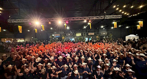 Freude nach gemeinsamem Showtanz in s‘Hertogenbosch