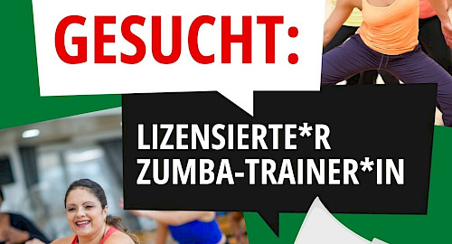 Zumba-Trainer*in gesucht!