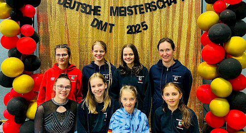 Walddörfer Trampoliner bei der Deutschen Meisterschaften und Deutschland Cup Doppel-Mini-Trampolin 2025