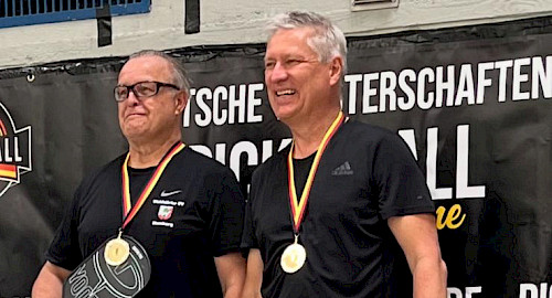 Pickleball: Deutsche Meisterschaft Herren Doppel 60+ Olaf Rintsch und Kim Albrecht
