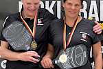 Pickleball: Deutsche Meisterschaft Damen Doppel 50+  Karonline Umbreit und Tessa Taefi