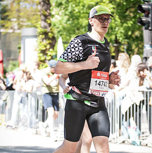 Frank Schnell beim HASPA Marathon 2025
