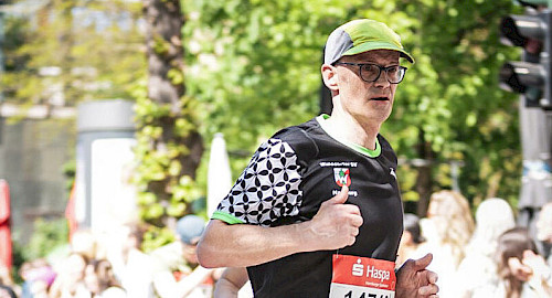Frank Schnell beim HASPA Marathon 2025