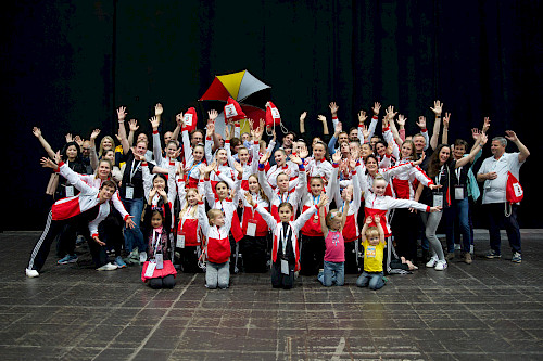 RSG-Team des Walddörfer SV auf dem Deutschen Turnfest in Leipzig
