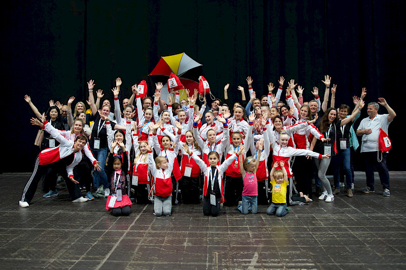 RSG-Team des Walddörfer SV auf dem Deutschen Turnfest in Leipzig
