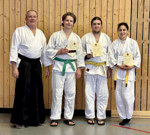 Joachim Eiselen mit Anton, Timon und Elisabeth