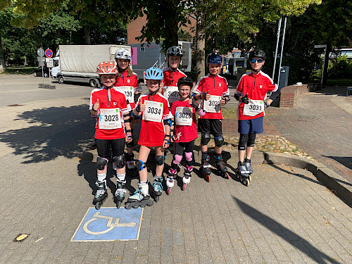 Walddörfer Speedskater beim 26. Buchholzer Stadtlauf