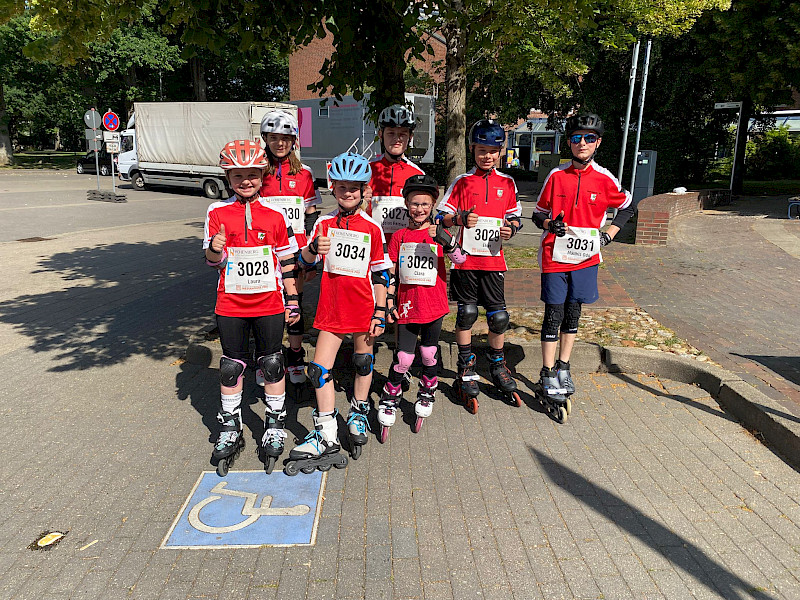 Walddörfer Speedskater beim 26. Buchholzer Stadtlauf