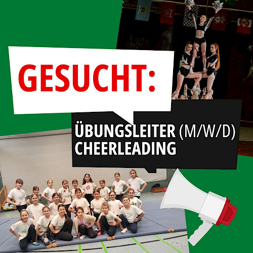 Übungsleiter (m/w/d) Cheerleading gesucht!