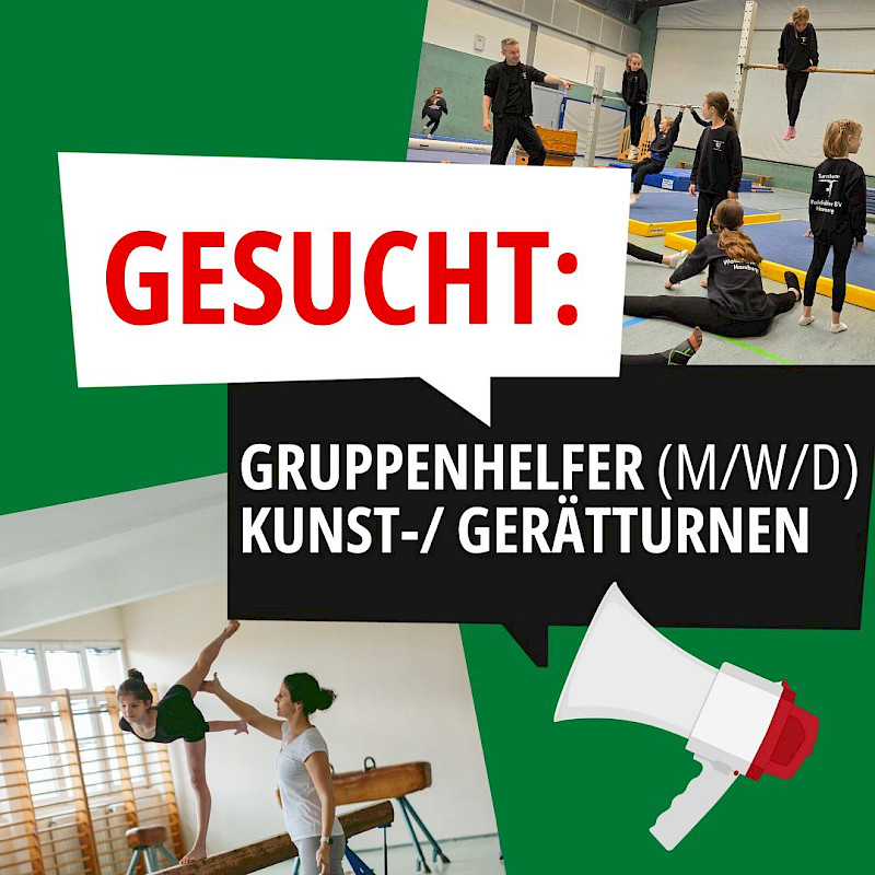 Gruppenhelfer (m/w/d) Kunst- und Gerätturnen