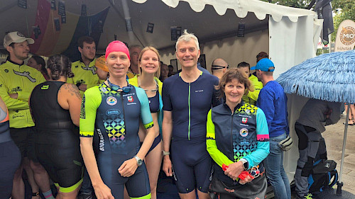 Triathlon Team beim World Triathlon Championship Series 2025