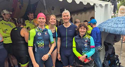 Triathlon Team beim World Triathlon Championship Series 2025