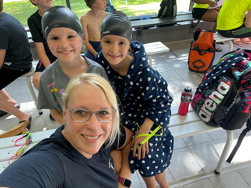 20.07.2025 Unsere Schwimmerinnen beim Freundschaftswettkampf des AMTV