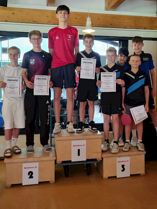Erfolgreiche Jugend beim 9. Walddörfer Tischtennis-Turnier