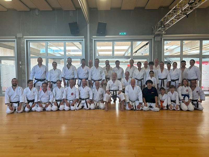 Karateka des Walddörfer SV beim Sommer-Trainingslager in Dänemark 2025