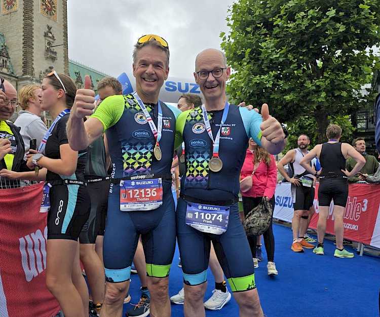 Walddörfer Triathleten beim World Triathlon Hamburg 2025