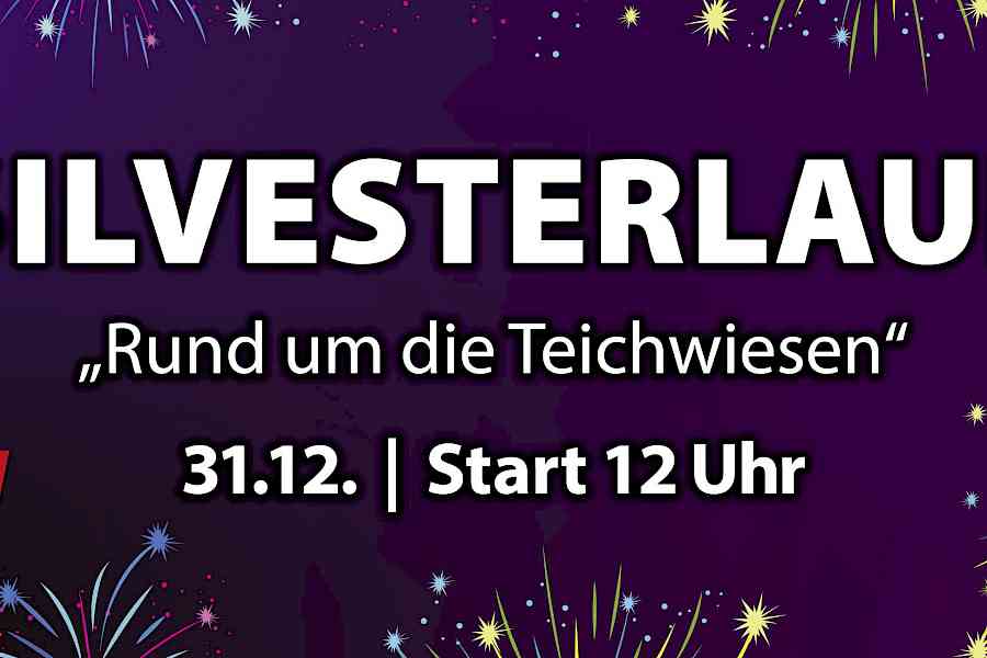 Silvesterlauf "Rund um die Teichwiesen"