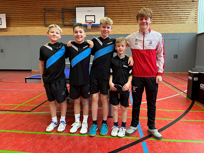 Waldddörfer Tischtennis-Team 1. Schüler ist Hamburger Meister