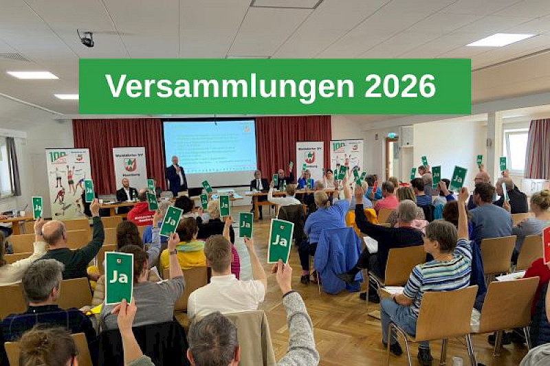 Versammlungen des Walddörfer SV 2026