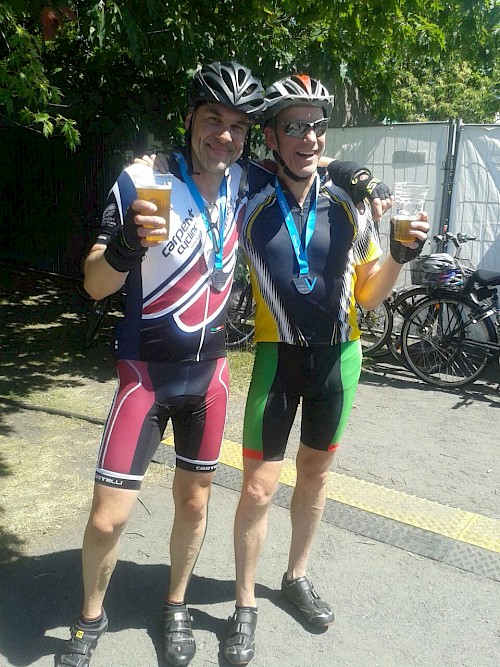 Arne u. Christoph nach 180 km