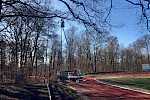 Neue Flutlichtanlage auf dem Sportplatz im Allhorn
