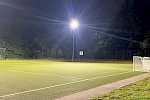 Neue Flutlichtanlage auf dem Sportplatz Saseler Weg