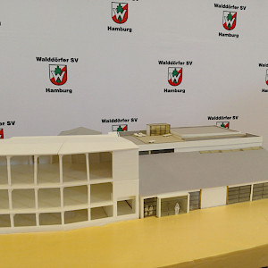 2021: 3-D-Modell des Bauprojekts Walddörfer Sportforum