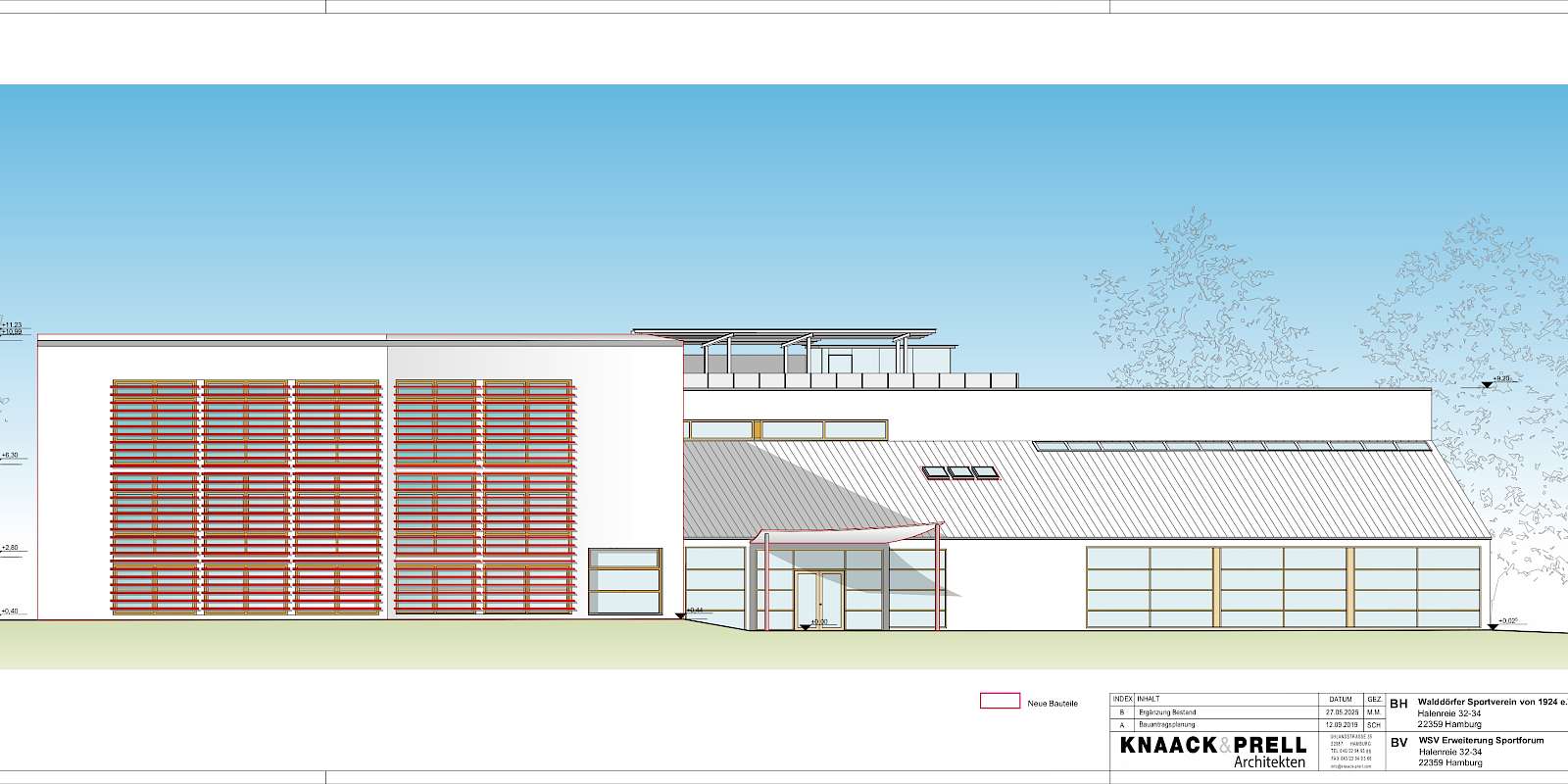 Bauprojekt Walddörfer Sportforum