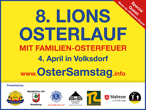 8. Lions-Osterlauf mit dem Walddörfer Sportverein