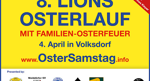 8. Lions-Osterlauf mit dem Walddörfer Sportverein
