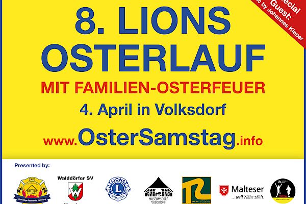 Schmuckbild für 8. Lions Osterlauf mit dem Walddörfer SV