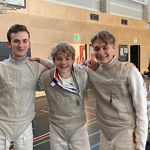 Fechter des Walddörfer SV bei den Hamburger Meisterschaften 2026