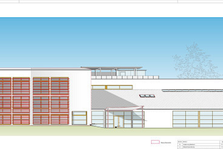 Bauprojekt Walddörfer Sportforum