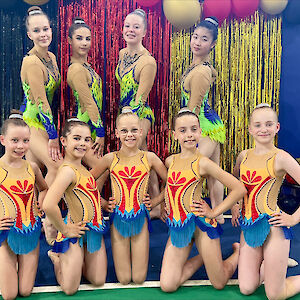 RSG-Team Walddörfer SV beim Deutschland Cup K-Gymnastik