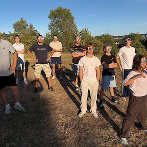 Tischtennislehrgang:Sonnenfinsternis nach dem Training