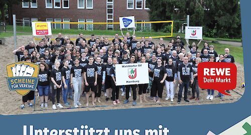 Der Walddörfer SV sammelt REWE Scheine für Vereine