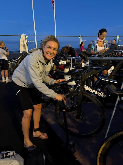 Penka Lehne bei der Ironman 70.3 World Championship 2026 in Nizza
