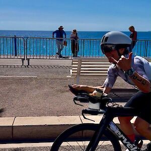 Penka Lehne bei der Ironman 70.3 World Championship 2026 in Nizza
