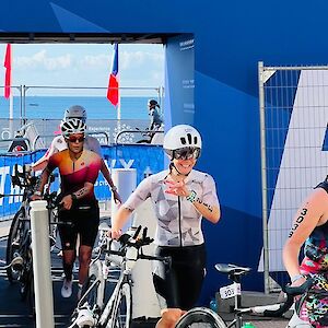 Penka Lehne bei der Ironman 70.3 World Championship 2026 in Nizza