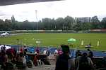 Das blaue Stadion in Berlin-Lichterfelde