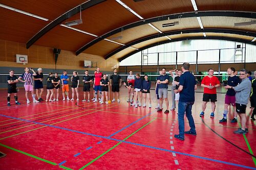 Badminton Saisonabschluss Erwachsene in der Sporthalle Berner Au