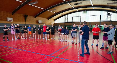 Badminton Saisonabschluss Erwachsene in der Sporthalle Berner Au