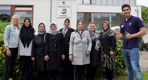 Moschee-Frauen im Walddörfer Sportverein