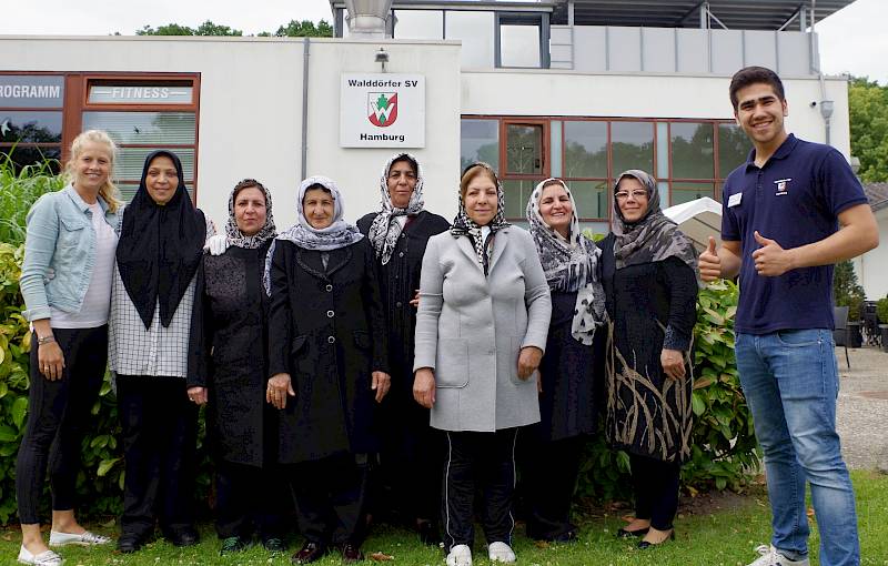 Moschee-Frauen im Walddörfer Sportverein